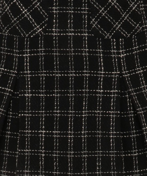 WILLSELECTION（ウィルセレクション）の「チェックボックスタックミニスカート（スカート・レディース・ブラック/ベージュ・SMALL/MEDIUM）」の14枚目の写真