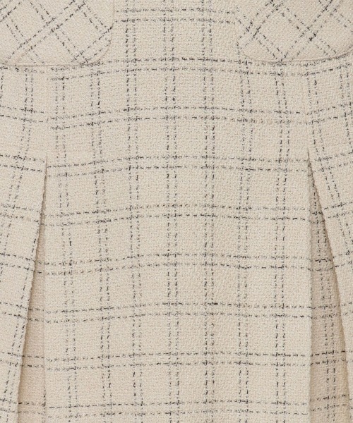 WILLSELECTION（ウィルセレクション）の「チェックボックスタックミニスカート（スカート・レディース・ブラック/ベージュ・SMALL/MEDIUM）」の8枚目の写真