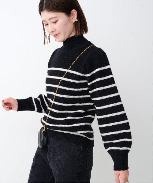 Spick & Span(スピックアンドスパン)の「#ボーダー畔タックスリーブプルオーバー◆(ニット/セーター・レディース・ブラック/アイボリー・FREE)」の19枚目の写真