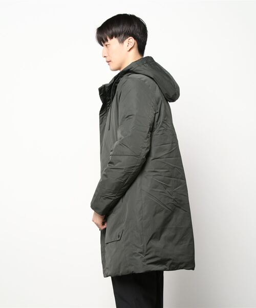 GIORDANO（ジョルダーノ）の「ロングダックダウンジャケット（フード脱着可能）（ダウンジャケット/コート・メンズ・ブラック/グリーン/ブルー・SMALL/MEDIUM/LARGE/X-LARGE/XX-LARGE）」の4枚目の写真