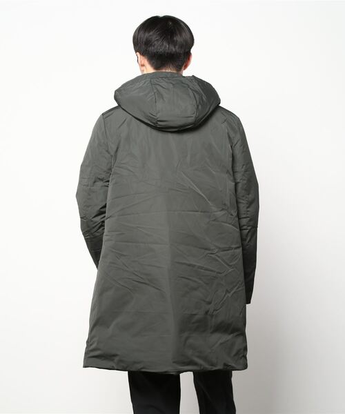 GIORDANO（ジョルダーノ）の「ロングダックダウンジャケット（フード脱着可能）（ダウンジャケット/コート・メンズ・ブラック/グリーン/ブルー・SMALL/MEDIUM/LARGE/X-LARGE/XX-LARGE）」の5枚目の写真