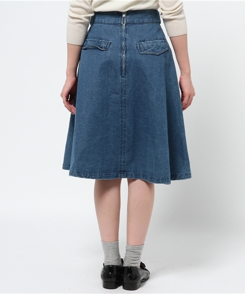 OUTLET（アウトレット）の「【WHO'S WHO gallery】MDcircularsk（スカート・レディース・ブルー/ネイビー・SMALL/MEDIUM）」の4枚目の写真