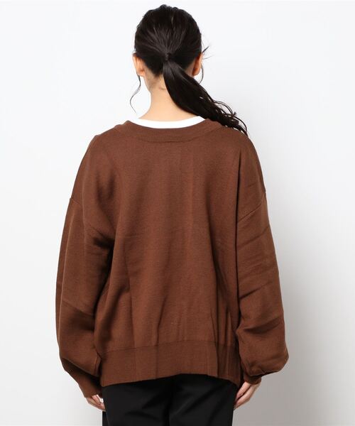 RETRO GIRL(レトロガール)の「ドット釦カラフルカーデ(カーディガン/ボレロ・レディース・グリーン/レッド/ブラック/ダークブラウン/アイボリー/ブルー・FREE)」の8枚目の写真