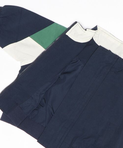 aimoha（アイモハ）の「【aimoha-KIDS-】【新作】 韓国子供服 アメカジバック刺繍配色ブルゾン（ブルゾン・キッズ・ブルー/レッド・90/100/80/110）」の4枚目の写真