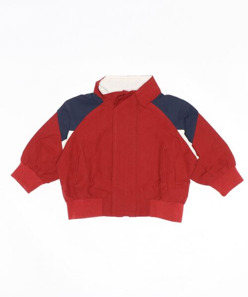 aimoha（アイモハ）の「【aimoha-KIDS-】【新作】 韓国子供服 アメカジバック刺繍配色ブルゾン（ブルゾン・キッズ・ブルー/レッド・90/100/80/110）」の7枚目の写真