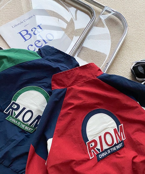 aimoha（アイモハ）の「【aimoha-KIDS-】【新作】 韓国子供服 アメカジバック刺繍配色ブルゾン（ブルゾン・キッズ・ブルー/レッド・90/100/80/110）」の20枚目の写真