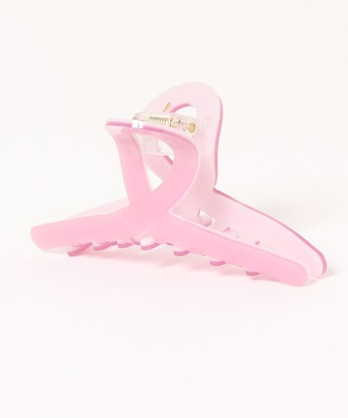 ACCOMMODE（アコモデ）の「アクリルバンス（バレッタ/ヘアクリップ・レディース・グレー/ピンク/パープル/ベージュ/ブルー/ライトピンク・FREE）」の5枚目の写真