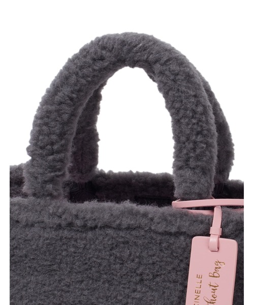 COCCINELLE(コチネレ)の「《COCCINELLE/コチネレ》ECO SHEARING(トートバッグ・レディース・ブルー系その他/バーガンディー・FREE)」の7枚目の写真