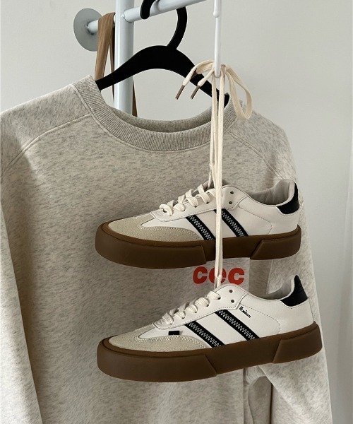 MANGROVE（マングローブ）の「サイドラインガムソールスニーカー（スニーカー・レディース・ホワイト・SMALL/MEDIUM/LARGE）」の13枚目の写真