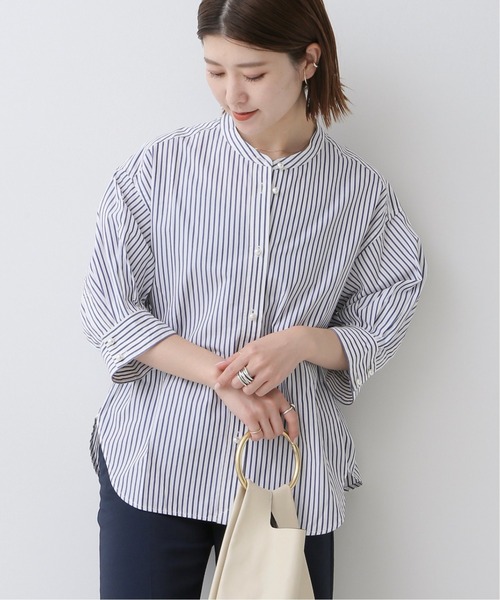Spick &amp; Span - Spick and Span パールボタンギャザースリーブシャツ Spick & Span - Spick & Span ≪WEB限定≫パールボタンギャザー