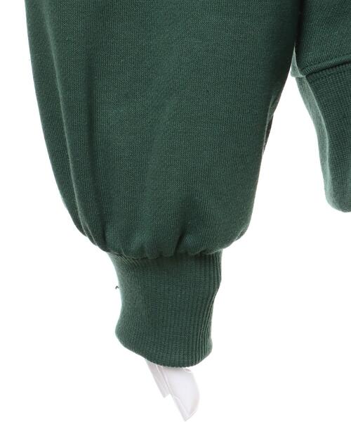 INGNI(イング)の「ハーフZIPカレッジロゴスウェット(Tシャツ/カットソー・レディース・グリーン/グレー/ブラック/ブルー・M)」の11枚目の写真