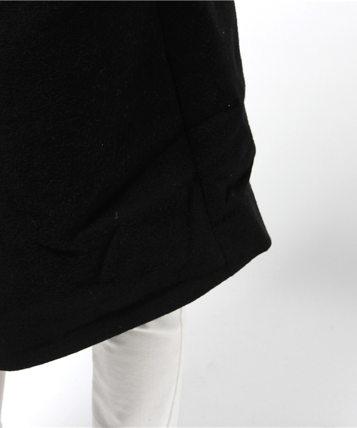 CIAOPANIC（チャオパニック）の「【Ciaopanic】ウール混Wフェイスガウンコート（その他アウター・レディース・チャコールグレー/ブラック/オフホワイト・FREE）」の12枚目の写真