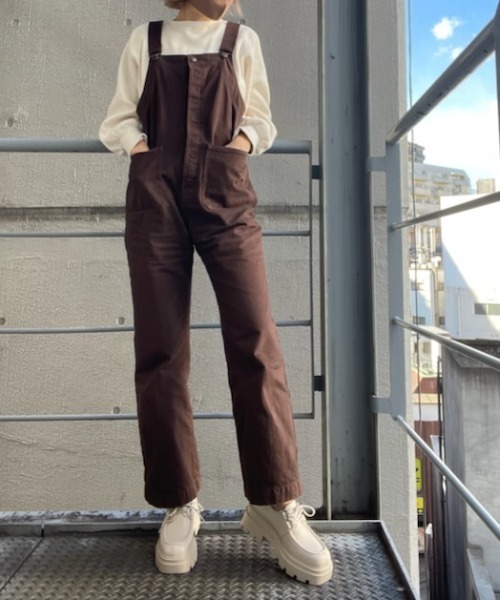 R&E（アールアンドイー）の「【R&E】トラックソールレースアップシューズ（ローファー・レディース・ブラック/アイボリー・S/M/L/LL）」の12枚目の写真