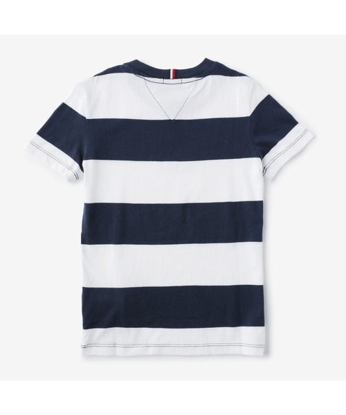 TOMMY HILFIGER(トミーヒルフィガー)の「オーガニックコットンシャツ(Tシャツ/カットソー・キッズ・ネイビー/グリーン・80cm/100cm/110cm/90cm/120cm)」の8枚目の写真