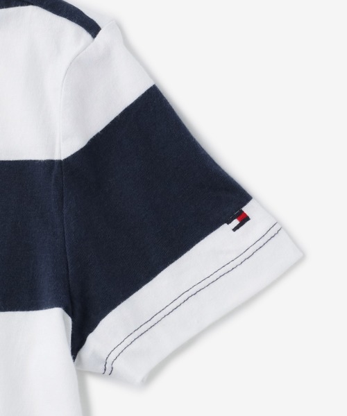 TOMMY HILFIGER(トミーヒルフィガー)の「オーガニックコットンシャツ(Tシャツ/カットソー・キッズ・ネイビー/グリーン・80cm/100cm/110cm/90cm/120cm)」の10枚目の写真