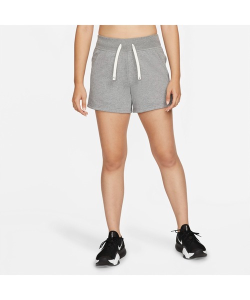 NIKE（ナイキ）の「ナイキ NIKE ナイキ ウィメンズ DRI-FIT コア フリース ショート（その他パンツ・レディース・チャコールグレー/ブラック・L/M/S/XL）」の2枚目の写真