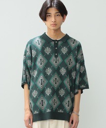 BeAMS DOT | 【WEB限定】BeAMS DOT / ジャカード ビッグシルエット ポロシャツ(ポロシャツ)