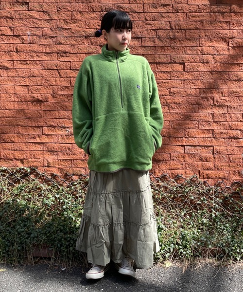 DuKKah（デュカ）の「Dukkah/【低身長向け】ティアードロングスカート（スカート・レディース・カーキ/マルチ/アニマル/その他1/インディゴブルー/その他2/ピンク・X-SMALL）」の2枚目の写真