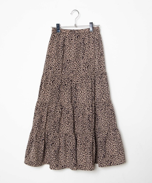 DuKKah（デュカ）の「Dukkah/【低身長向け】ティアードロングスカート（スカート・レディース・カーキ/マルチ/アニマル/その他1/インディゴブルー/その他2/ピンク・X-SMALL）」の18枚目の写真