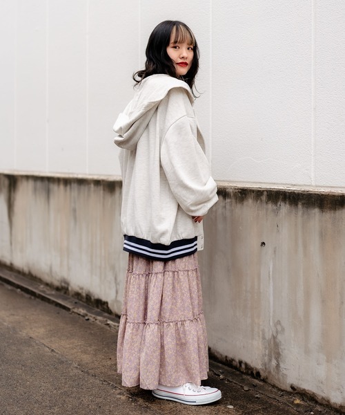 DuKKah（デュカ）の「Dukkah/【低身長向け】ティアードロングスカート（スカート・レディース・カーキ/マルチ/アニマル/その他1/インディゴブルー/その他2/ピンク・X-SMALL）」の20枚目の写真