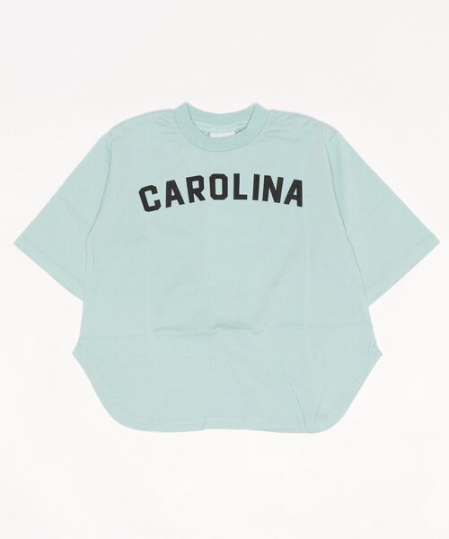 ALPHA LABEL(アルファーレーベル)の「BIG DROP COLLEGE LOGO T-SHIRT(Tシャツ/カットソー・キッズ・その他2/ホワイト/チャコールグレー/ピンク・110/130/150/100/120/140/90)」の4枚目の写真
