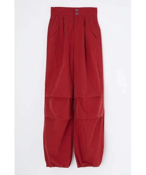 マウジー レッドスウェットパンツ マウジー MOUSSY CURVE LINE スウェットパンツ （RED
