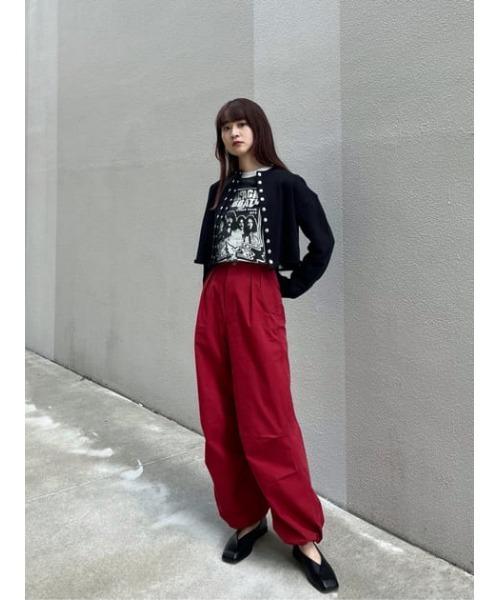 マウジー レッドスウェットパンツ MOUSSY｜マウジーのパンツ（レッド/赤色系）通販 - ZOZOTOWN