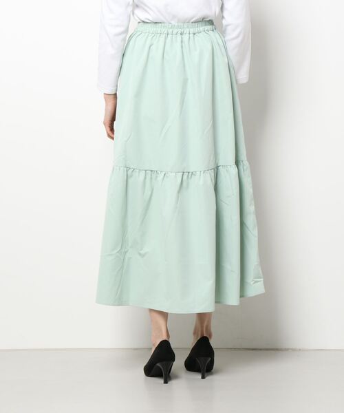 KOBE LETTUCE(コウベレタス)の「バックウエストゴムロングティアードスカート(スカート・レディース・ブラック系その他/イエロー/ミント/ブラック系その他2・FREE)」の16枚目の写真