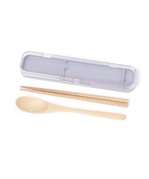 GLOBAL WORK（グローバルワーク）の「ハシ&スプーンセット/266537（カトラリー・レディース・チャコールグレー/スカイブルー/ライトベージュ・FREE）」の3枚目の写真