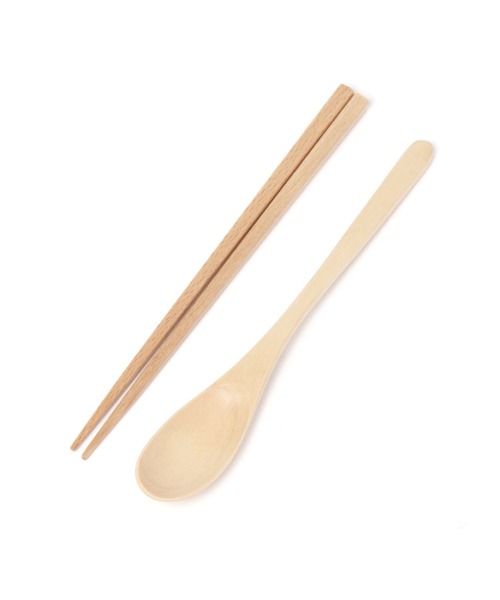 GLOBAL WORK（グローバルワーク）の「ハシ&スプーンセット/266537（カトラリー・レディース・チャコールグレー/スカイブルー/ライトベージュ・FREE）」の5枚目の写真