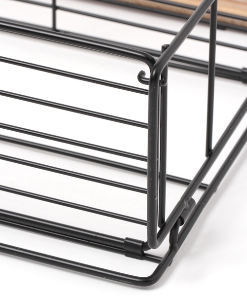 niko and...（ニコアンド）の「オリジナル折り畳みスパイスラック（キッチン収納・レディース・ホワイト/ブラック・0）」の4枚目の写真