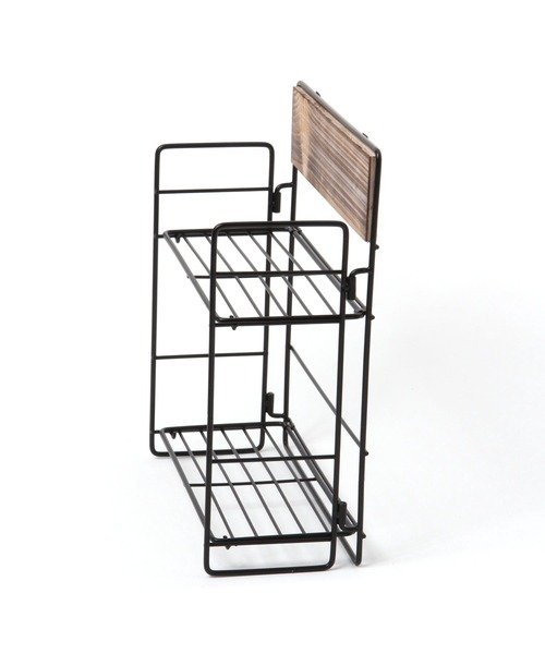 niko and...（ニコアンド）の「オリジナル折り畳みスパイスラック（キッチン収納・レディース・ホワイト/ブラック・0）」の12枚目の写真