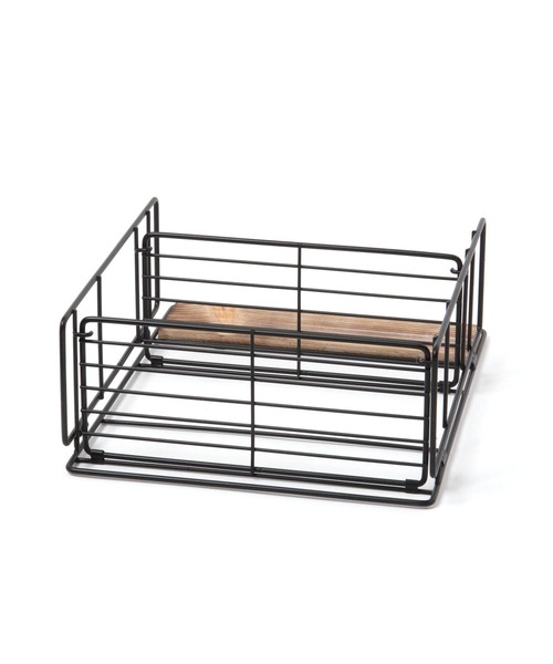 niko and...（ニコアンド）の「オリジナル折り畳みスパイスラック（キッチン収納・レディース・ホワイト/ブラック・0）」の3枚目の写真