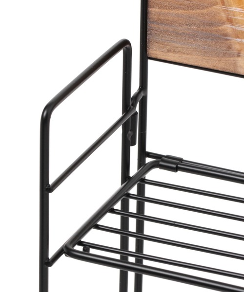 niko and...（ニコアンド）の「オリジナル折り畳みスパイスラック（キッチン収納・レディース・ホワイト/ブラック・0）」の7枚目の写真