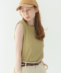 Crisp | バックオープンスラブTシャツ(Tシャツ/カットソー)