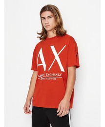 ARMANI EXCHANGE | 【A|X アルマーニ エクスチェンジ】ビッグAXロゴ　半袖クルーネックTシャツ/COMFORT(Tシャツ/カットソー)