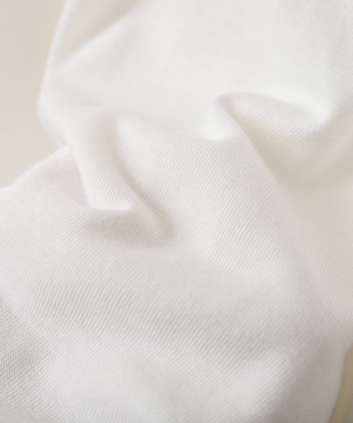 ZIP FIVE（ジップファイブ）の「【ZIP FIVE】ドレープ 5分袖ビッグシルエットカットソー/無地 5分袖Tシャツ（Tシャツ/カットソー・メンズ・カーキ/ブルー/ブラック/ホワイト/ブラウン/グリーン/チャコール・MEDIUM/LARGE）」の14枚目の写真