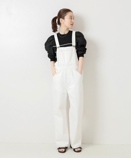 IENA（イエナ）の「ファブリックコンビリブプルオーバー（ニット/セーター・レディース・ブラック系その他/ブラック・FREE）」の4枚目の写真