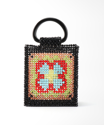 Casselini | 【CASSELINI /キャセリーニ】パターンビーズバッグ(ハンドバッグ)