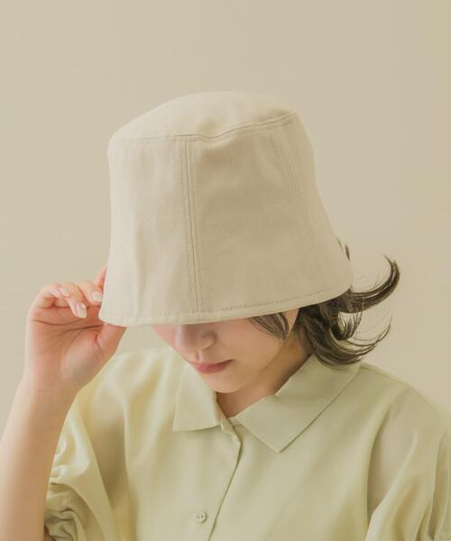 SMELLY(スメリー)の「ツイルバケットハット(ハット・レディース・アイボリー/ブラック/オレンジ/モカ・-)」の6枚目の写真