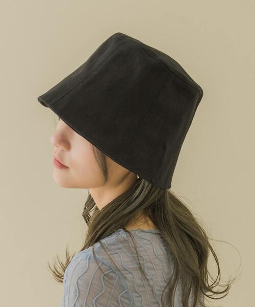 SMELLY(スメリー)の「ツイルバケットハット(ハット・レディース・アイボリー/ブラック/オレンジ/モカ・-)」の20枚目の写真