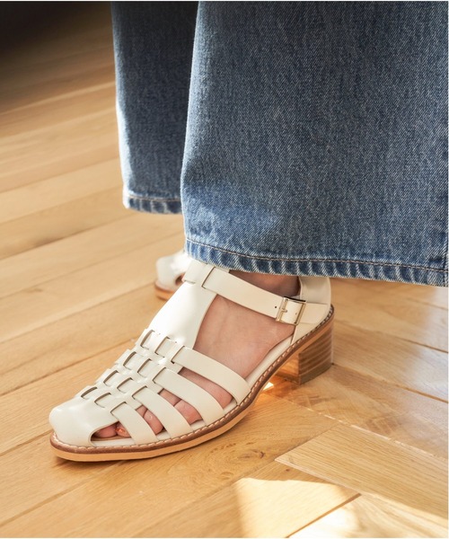 MOHI（モヒ）の「《追加2》【MOHI/モヒ】ヒールグルカサンダル（サンダル・レディース・ホワイト/ブラック・38/36/37）」の18枚目の写真