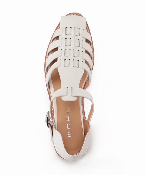 MOHI（モヒ）の「《追加2》【MOHI/モヒ】ヒールグルカサンダル（サンダル・レディース・ホワイト/ブラック・38/36/37）」の19枚目の写真