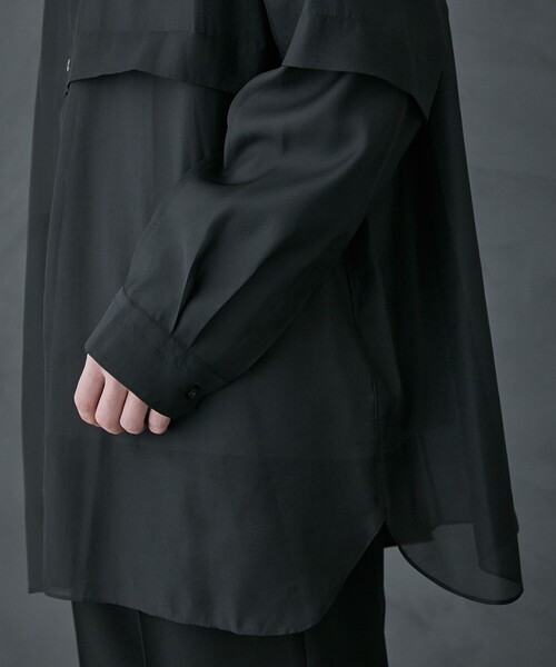 PUBLIC TOKYO（パブリックトウキョウ）の「シアーオーバーシャツ