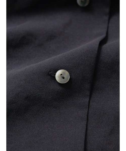 mizuiroind（ミズイロインド）の「mizuiro ind ワイドシャツライクコート（ステンカラーコート・レディース・チャコールグレー/ライトグレー/ブラック/ネイビー・FREE）」の21枚目の写真