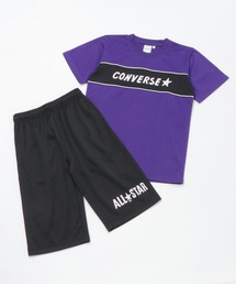 CONVERSE（コンバース）の「【WEB限定】【キッズ】CONVERSE コンバース バックスターセットアップ（130~160cm）（セットアップ・キッズ）」