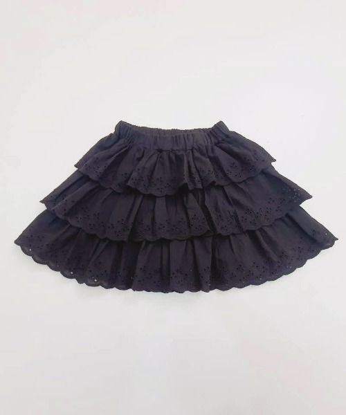 Rora(ローラ)の「ミント カンカン キュロットパンツ(その他パンツ・キッズ・ブラック・110cm/100cm/120cm/130cm/140cm/150cm)」の9枚目の写真