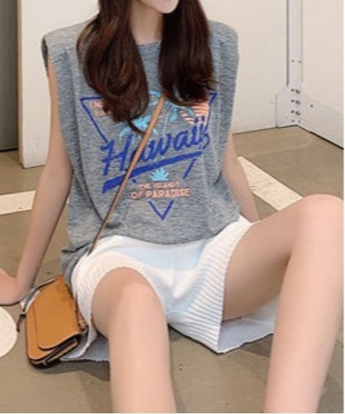 gossip!ロサンゼルス(ゴシップロサンゼルス)の「ニットショートパンツ(その他パンツ・レディース・ホワイト/レッド/ブラック・FREE)」の9枚目の写真