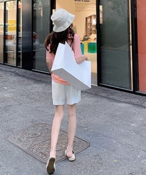 gossip!ロサンゼルス(ゴシップロサンゼルス)の「ニットショートパンツ(その他パンツ・レディース・ホワイト/レッド/ブラック・FREE)」の20枚目の写真