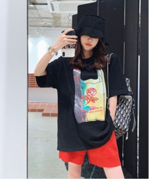 gossip!ロサンゼルス(ゴシップロサンゼルス)の「ニットショートパンツ(その他パンツ・レディース・ホワイト/レッド/ブラック・FREE)」の6枚目の写真